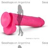 Big Fuk Dildo con testiculos y sopapa de 28 centimetros